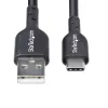 StarTech.com USB-A į USB-C įkrovimo laidas, 3 m, 3A, USB 2.0, TPE apvalkalas, juodas
