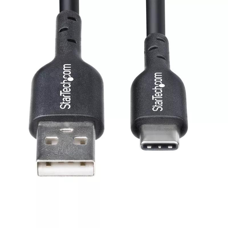 StarTech.com USB-A į USB-C įkrovimo laidas, 3 m, 3A, USB 2.0, TPE apvalkalas, juodas