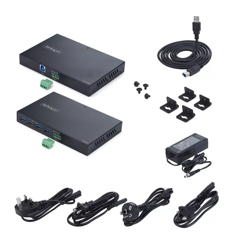 StarTech.com C10043 USB 3.0 prailgintuvas su siųstuvu ir imtuvu