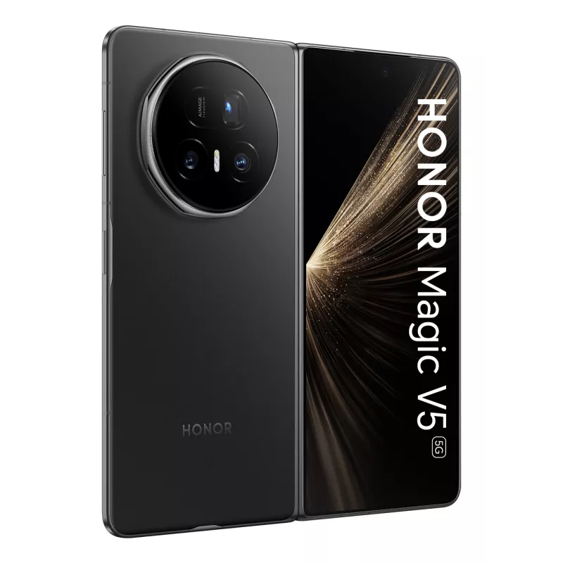 Išmanusis telefonas Honor MAGIC V5 20.2 cm (7.95 colio) MagicOS 9.0.1 5G USB Type-C 16 GB 512 GB 5820 mAh Juoda
