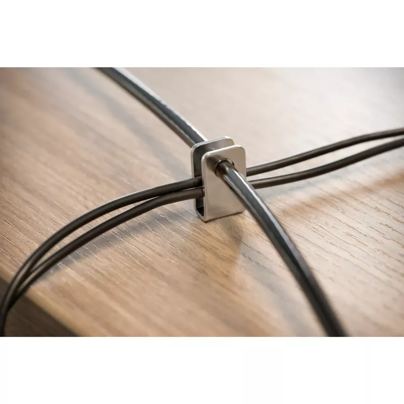 Kensington Desktop & Peripherals Locking Kit 2.0, 2,44 m, raktinis, anglinis plienas, juoda, sidabrinė