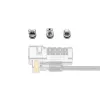 Kensington ClickSafe Universal Slots Security Anchors Kit, inkaras, nerūdijantis plienas, 3 vnt., 31 g, 115 mm, 85 mm
