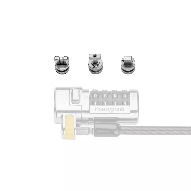 Kensington ClickSafe Universal Slots Security Anchors Kit, inkaras, nerūdijantis plienas, 3 vnt., 31 g, 115 mm, 85 mm