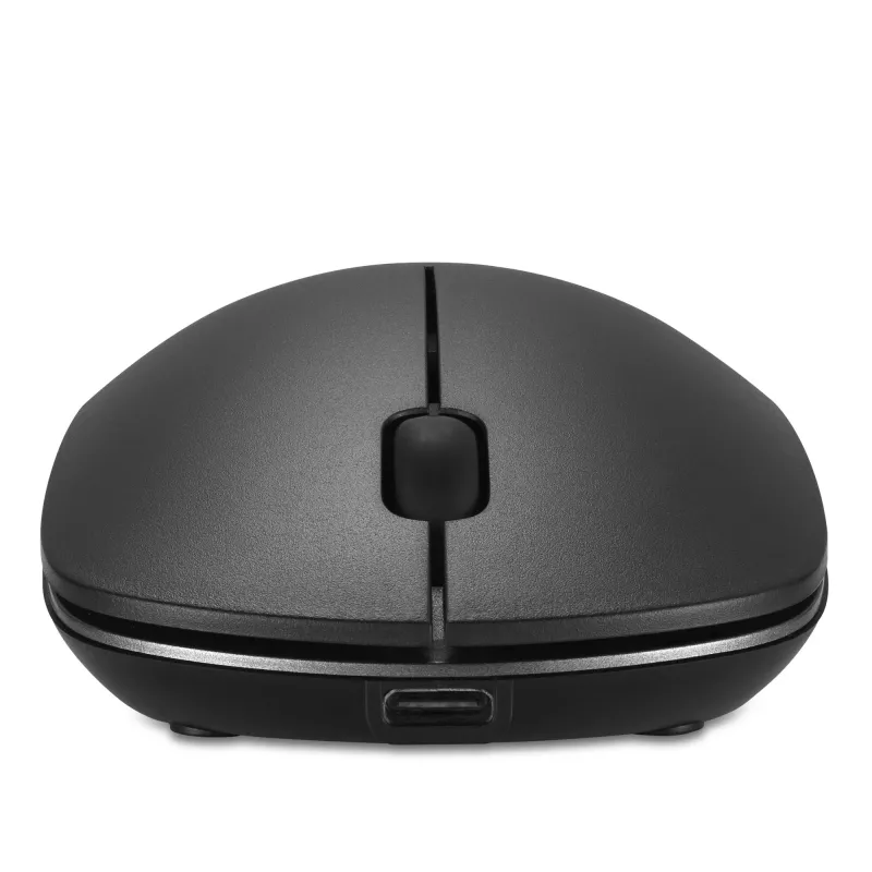 Belaidė pelė Kensington MY230 EQ su įkraunama baterija – vidutinio dydžio, ambidekstrinė, RF + Bluetooth, 1200 DPI, juoda