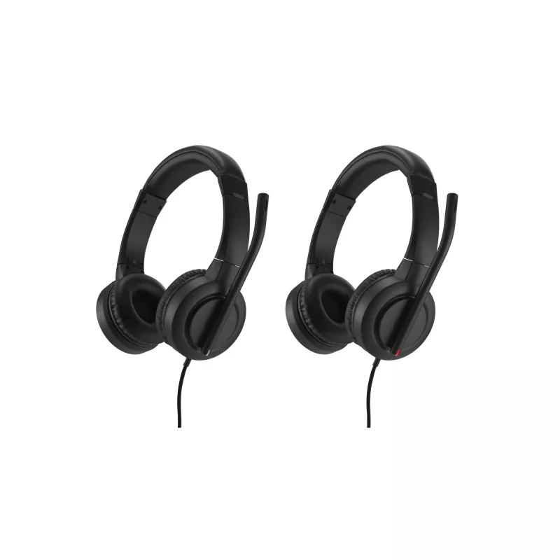 Kensington H1000 USB-C ausinės ant galvos, laidinės, skambučiams/muzikai, 20–20000 Hz, 190 g, juodos