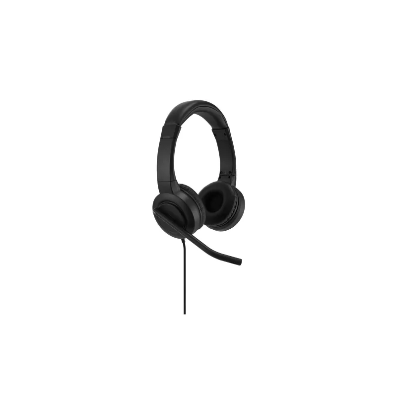 Kensington H1000 USB-C ausinės ant galvos, laidinės, skambučiams/muzikai, 20–20000 Hz, 190 g, juodos