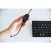 Kensington H1000 USB-C ausinės ant galvos, laidinės, skambučiams/muzikai, 20–20000 Hz, 190 g, juodos