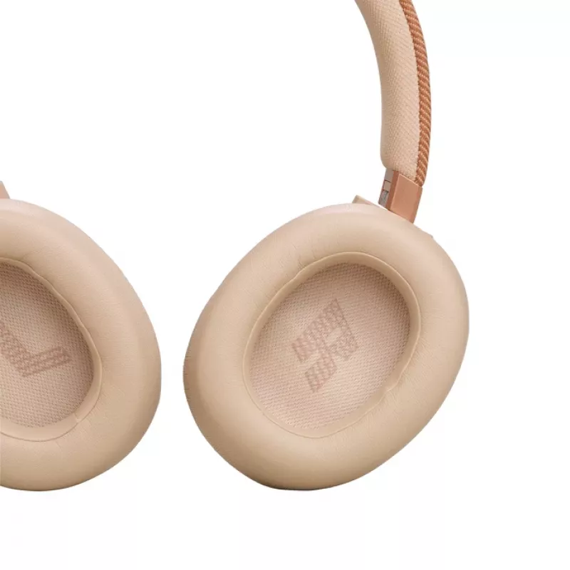 JBL Live 770NC Ausinės Belaidės Antgalvinės Skambučiams/Muzikai Bluetooth Smėlio