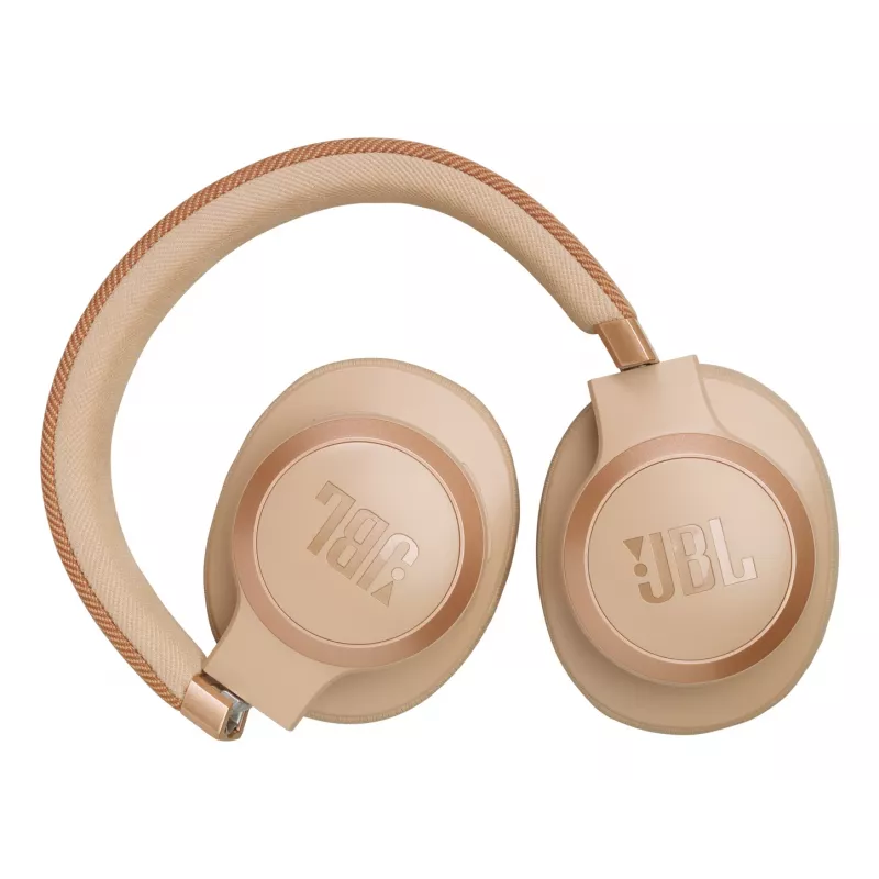 JBL Live 770NC Ausinės Belaidės Antgalvinės Skambučiams/Muzikai Bluetooth Smėlio