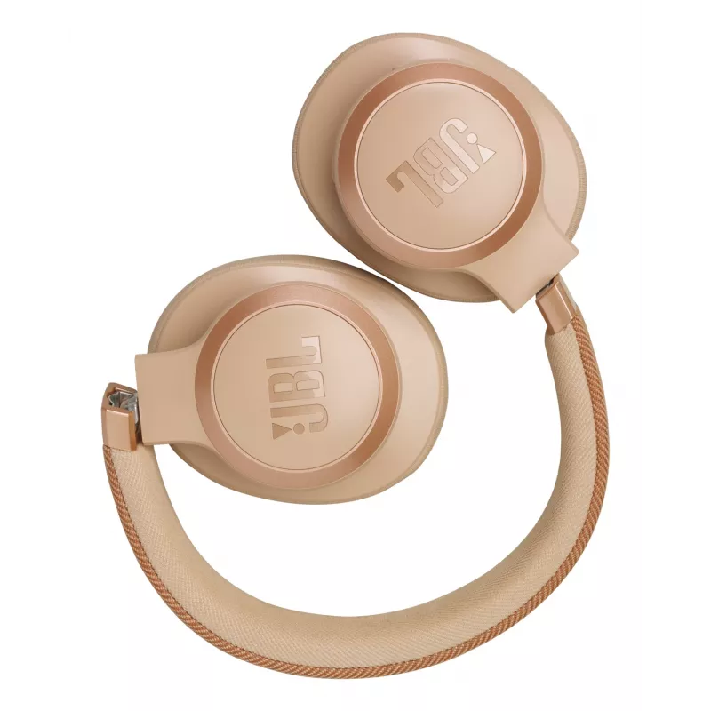 JBL Live 770NC Ausinės Belaidės Antgalvinės Skambučiams/Muzikai Bluetooth Smėlio