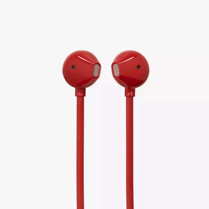 Ausinės JBL Tune 305C laidinės, į ausį, skambučiams/muzikai, USB Type-C, raudonos