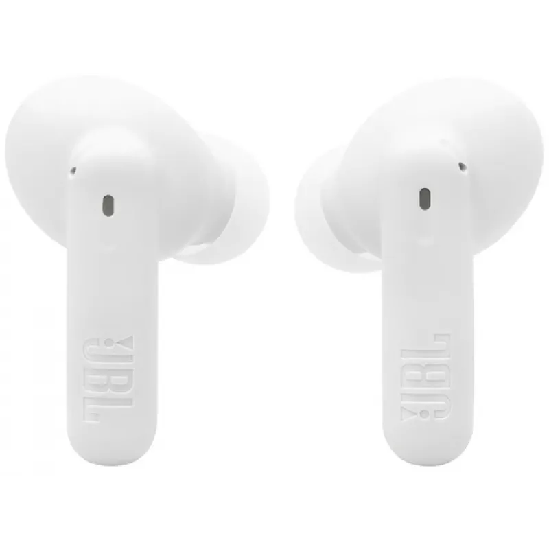 JBL Wave Beam 2 belaidžiai ausinukai į ausis, skambučiams ir muzikai, Bluetooth, balti