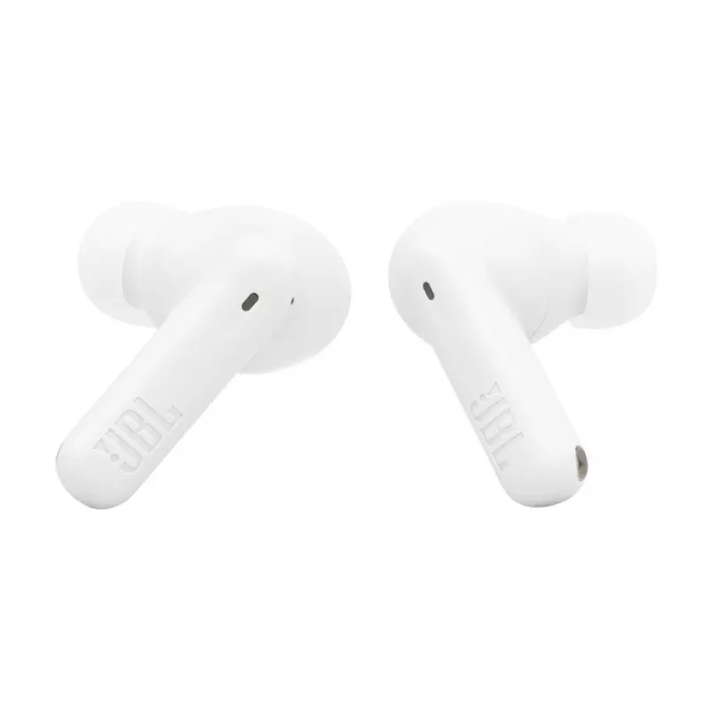 JBL Wave Beam 2 belaidžiai ausinukai į ausis, skambučiams ir muzikai, Bluetooth, balti