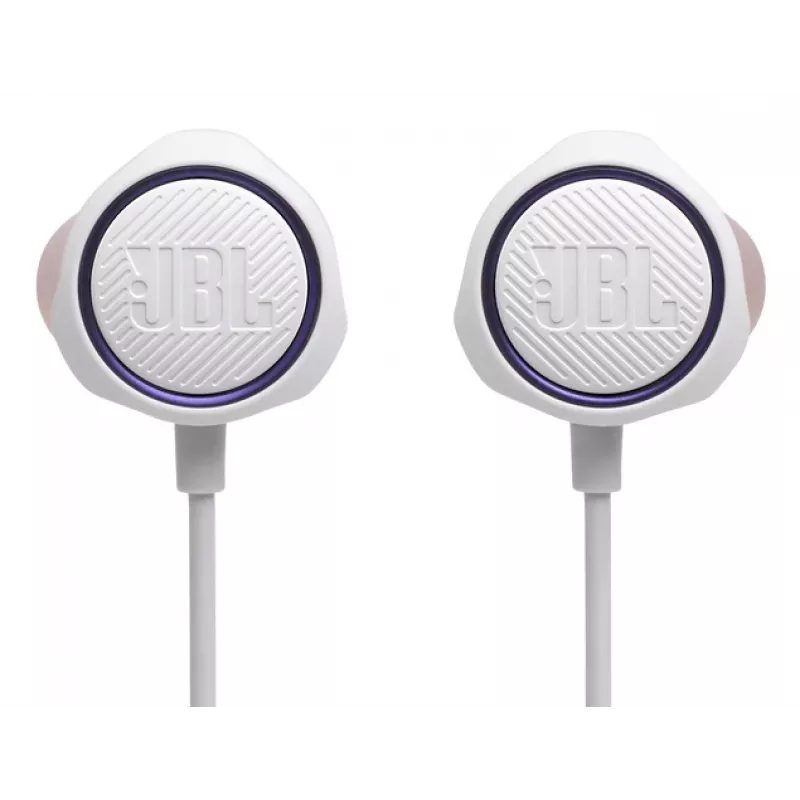 JBL Quantum 50C ausinės laidinės į ausis žaidimams baltos