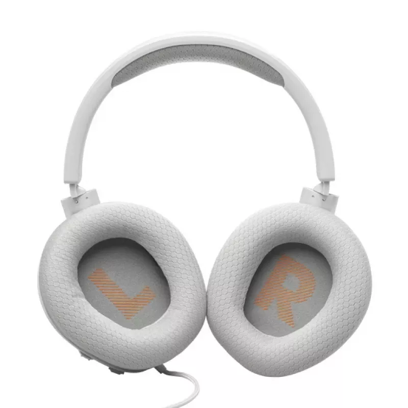 JBL Quantum 100M2 ausinės laidinės, ant galvos, žaidimams, baltos