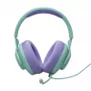 Ausinės JBL Quantum 100M2 – laidinės žaidimų ausinės su mikrofonu (Cyan)