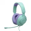 Ausinės JBL Quantum 100M2 – laidinės žaidimų ausinės su mikrofonu (Cyan)