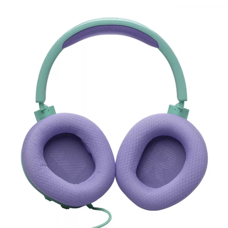 Ausinės JBL Quantum 100M2 – laidinės žaidimų ausinės su mikrofonu (Cyan)