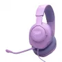 Žaidimų ausinės JBL Quantum 100M2 – laidinės, ant ausų, 20–20000 Hz, 1,2 m laidas, violetinės
