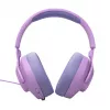 Žaidimų ausinės JBL Quantum 100M2 – laidinės, ant ausų, 20–20000 Hz, 1,2 m laidas, violetinės