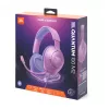 Žaidimų ausinės JBL Quantum 100M2 – laidinės, ant ausų, 20–20000 Hz, 1,2 m laidas, violetinės