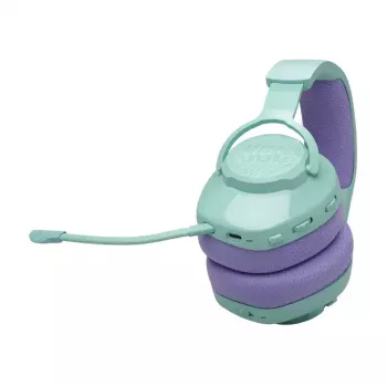 JBL Live QUANTUM 360 belaidės ausinės žaidimams, galvos juosta, USB Type-C, Bluetooth, žalsvai mėlyna