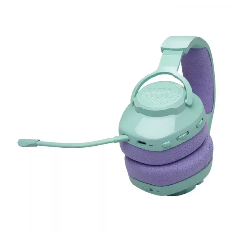 JBL Live QUANTUM 360 belaidės ausinės žaidimams, galvos juosta, USB Type-C, Bluetooth, žalsvai mėlyna