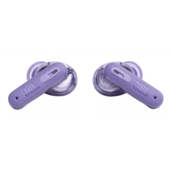 JBL Tune Beam 2 Ghost Edition belaidės ausinės, muzika/kasdienis naudojimas, Bluetooth, violetinė