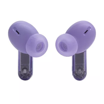 JBL Tune Beam 2 Ghost Edition belaidės ausinės, muzika/kasdienis naudojimas, Bluetooth, violetinė