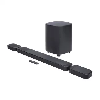 Garso juosta JBL Bar 1000MK2 Juoda — 7.1.4 kanalų, 960 W, Dolby Atmos/DTS:X, belaidė + laidinė