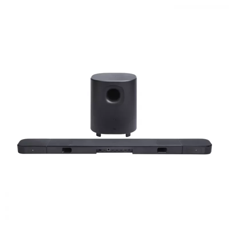 Garso juosta JBL Bar 1000MK2 Juoda — 7.1.4 kanalų, 960 W, Dolby Atmos/DTS:X, belaidė + laidinė