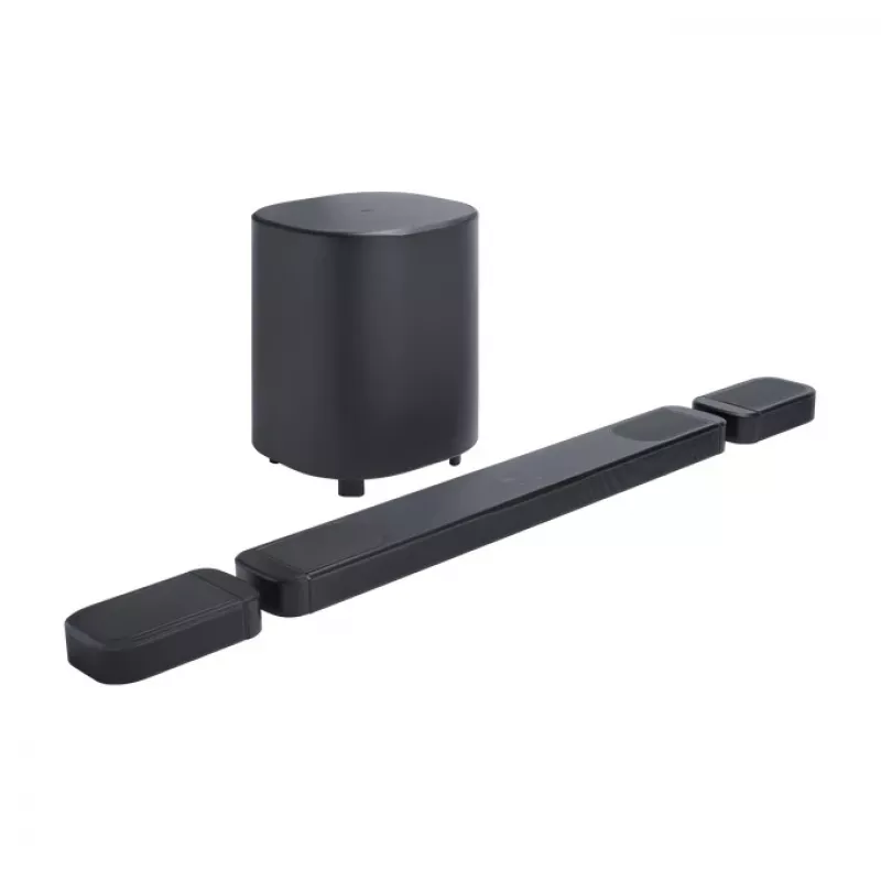 Garso juosta JBL Bar 1000MK2 Juoda — 7.1.4 kanalų, 960 W, Dolby Atmos/DTS:X, belaidė + laidinė