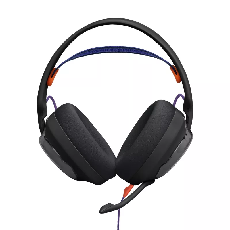 JBL Quantum 250 ausinės laidinės galvos juosta žaidimams juodos