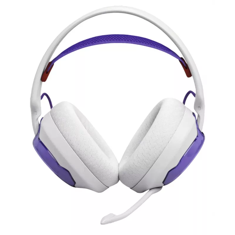 Ausinės JBL Quantum 250, laidinės, žaidimams, violetinė, balta