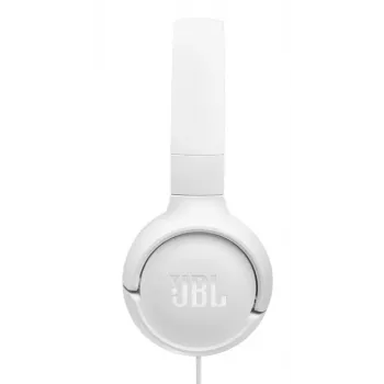 JBL Tune 520C USB-C laidinės ausinės, 32 mm tvarkyklės, JBL Pure Bass garsas, Hi-Res Audio, balta