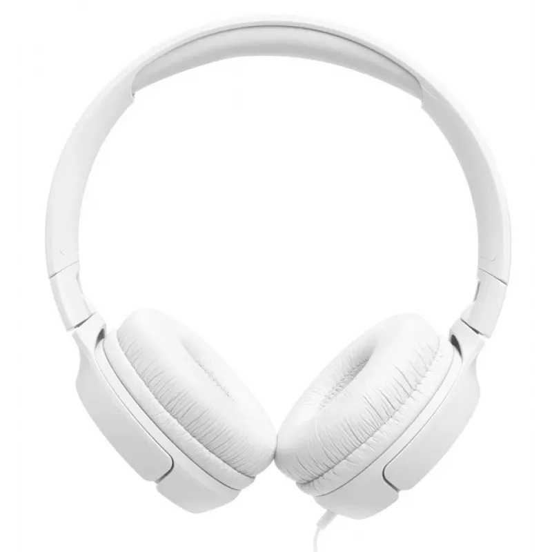 JBL Tune 520C USB-C laidinės ausinės, 32 mm tvarkyklės, JBL Pure Bass garsas, Hi-Res Audio, balta