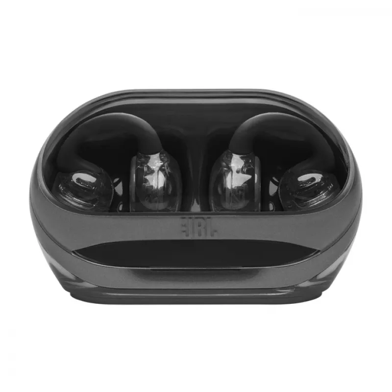 Ausinės JBL Soundgear Clips, belaidės TWS, atviro tipo, kabinamos, juodos