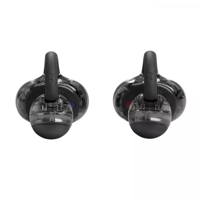 Ausinės JBL Soundgear Clips, belaidės TWS, atviro tipo, kabinamos, juodos
