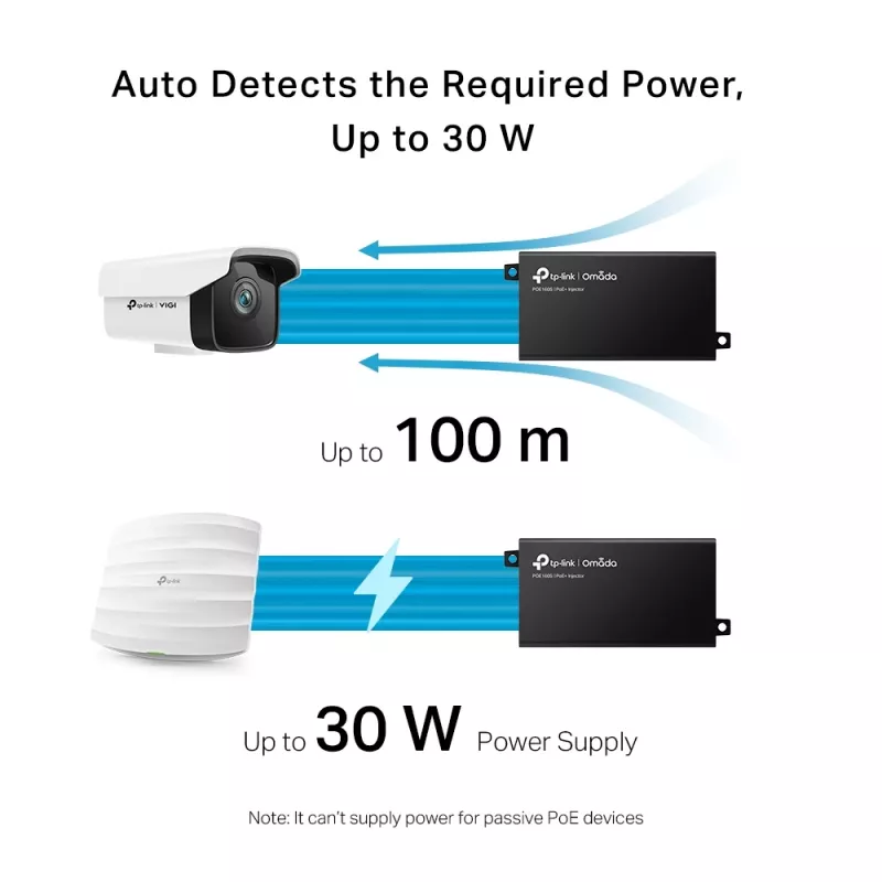 PoE+ injektorius TP-Link TL-PoE160S