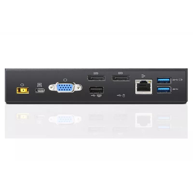 Lenovo 40A90090IT stotelė / prievadų replikatorius, laidinis USB 3.2 Gen 1 (3.1 Gen 1) Type-C, juoda