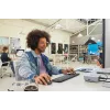 HP 975 belaidė klaviatūra su dviem režimais, viso dydžio, RF / Bluetooth, juoda