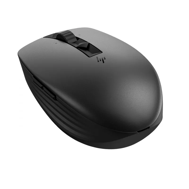 HP 715 belaidė daugiaįrenginė pelė, ambidekstrinė, RF belaidė + Bluetooth, 3000 DPI, juoda