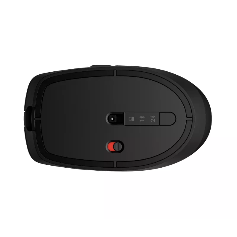 HP 715 belaidė daugiaįrenginė pelė, ambidekstrinė, RF belaidė + Bluetooth, 3000 DPI, juoda