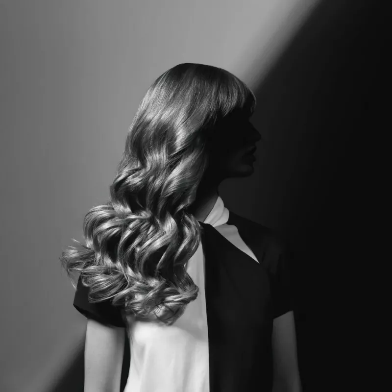 Garbanojimo žnyplės Rowenta X KARL LAGERFELD CF321L šilta juoda, raudona 47 W 1,8 m