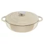 Tefal ketaus serviravimo puodas LOV E25972, apvalus, 3,8 l, 28 cm, smėlio spalvos