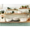 Tefal ketaus serviravimo puodas LOV E25972, apvalus, 3,8 l, 28 cm, smėlio spalvos