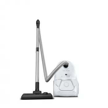 Dulkių siurblys būgninis ROWENTA Compact Power RO3957EA — 900 W, sausas valymas, 3 L kombinuotas dulkių indas, higienos filtras, baltas