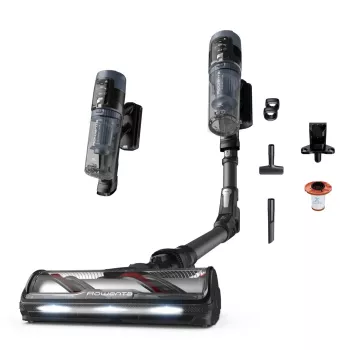 Rowenta X-Force Flex 14.80 RH9B36WV belaidis 2-in-1 šluotinis siurblys, 670 W, juodas/mėlynas