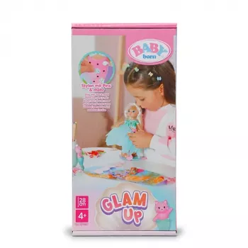 Lėlė BABY born Glam Up Sparkle, 43 cm, įvairiaspalvė