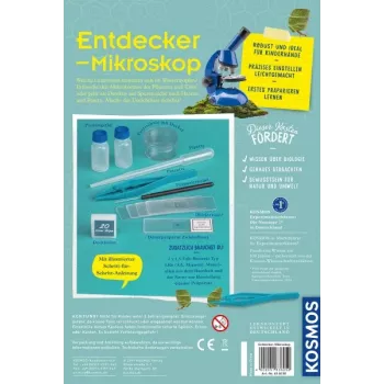 Kosmos 63605 mikroskopas, biologinis, mėlynas, nuo 8 metų